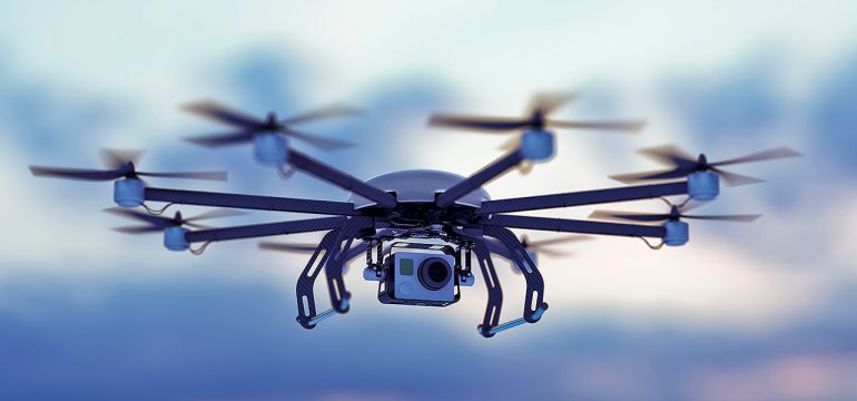 Unternehmens- und Geheimnisschutz Drohne